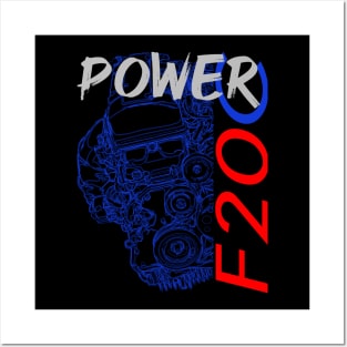 F20C Honda S2000 Engine Posters and Art